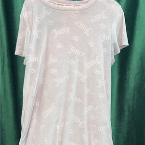 Juicy Couture Light Pink Embossed Logo Sleep Dress